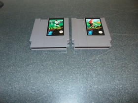 Nintendo NES Console Games Tennis & Golf - VGC