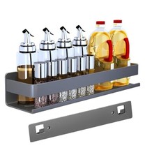 Stainless Steel Detachable Wall Mounted Floating Shelves for Kitchen, 15,7 In