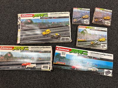 Carrera Servo 140 Zubehör Packungen 77509,77515,77510,77508,77512,77512 Vintage