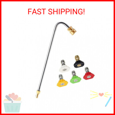 #ad RIDGE WASHER Gutter Cleaner Attachment for Pressure Washer 120 Degree Extensio $23.05