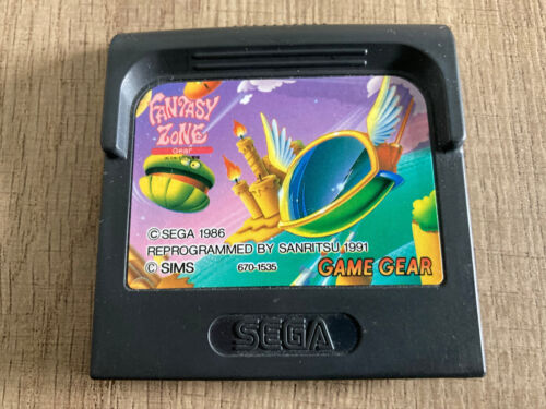 Fantasy Zone Gear (Sega Game Gear) authentic Japanese cart only US seller tested - Picture 1 of 4