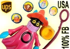 Vintage 4 Magic Trick Discs Orko He-Man Motu Masters of the Universe 1983 Mattel