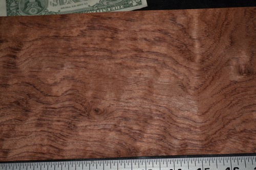 Bubinga Raw Wood Veneer Sheet 6 x 29 inches African Rosewood 8627-43 - Picture 6 of 10
