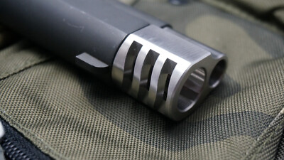 #ad #ad 1911 Mil Spec muzzle brake PREDATOR compensator SPRING PLUG