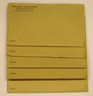 Lot of 10 - 1961 Government Issued Proof Set Envelopes - NO coins
