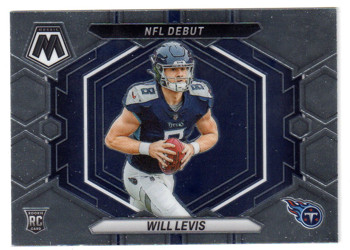 2023 Panini Mosaic #ND-4 WILL LEVIS 'NFL DEBUT' RC! TITANS