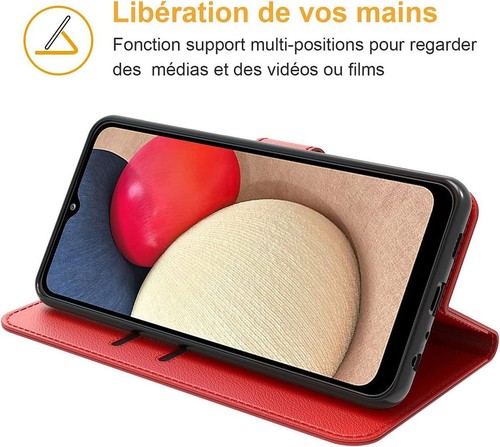 Coque Protection Intégrale pour Samsung A04s A13 5G A21s A33 A32 A22 Effet Cuir - Photo 7/13