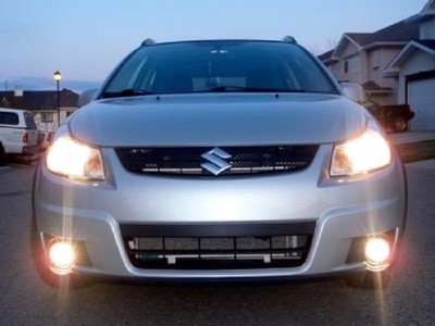 Bumper Fog Lamps Driving Lights Kit with Built-In DRLs for 2006-2014 Suzuki SX4