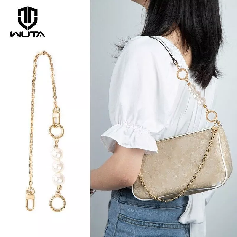 WUTA Shoulder Bag Straps Pearl Chains Fashion Decorative Chains For Coach  Bag