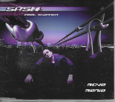 SASH! ft SHANNON - Move mania CD MAXI SINGLE 6TR Trance Euro House 1998 (Mighty)