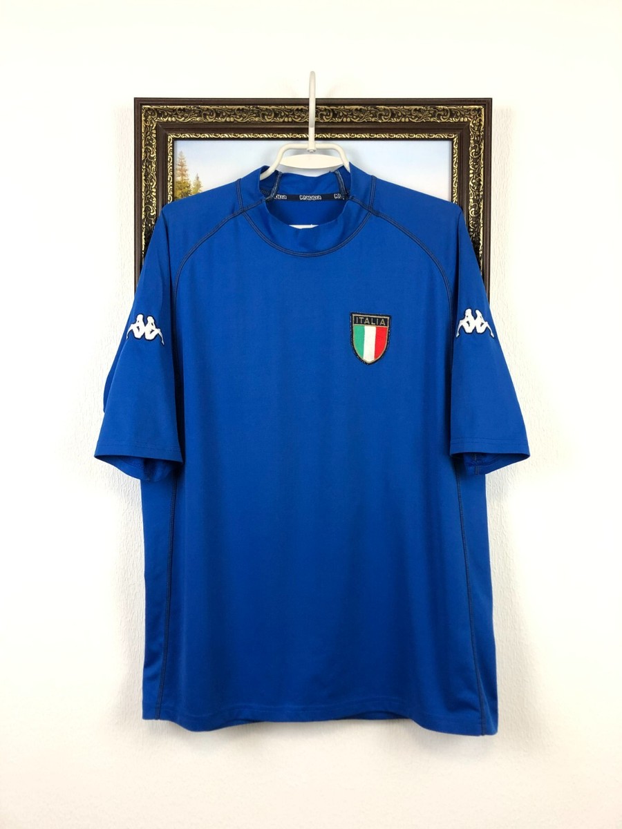 Italy Home football shirt 2000 Soccer Kappa Maglia Jersey Rare