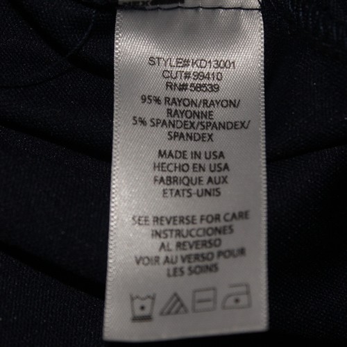 Kut from the Kloth Dress Women's 10 Blue Straight Short - Picture 8 of 12