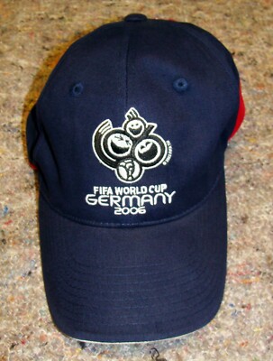 Fifa World Cup 2006 Gelsenkirchen Cap blau Fanartikel Kappe Genuine basecap