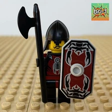 LEGO Castle, Knights Kingdom 2: Vladek HALBERD, SHIELD cas291, 5998 POLYBAG 2005