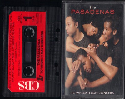 The Pasadenas To Whom It May Concern Funny Feeling New Love TOP MC Kassette, 091