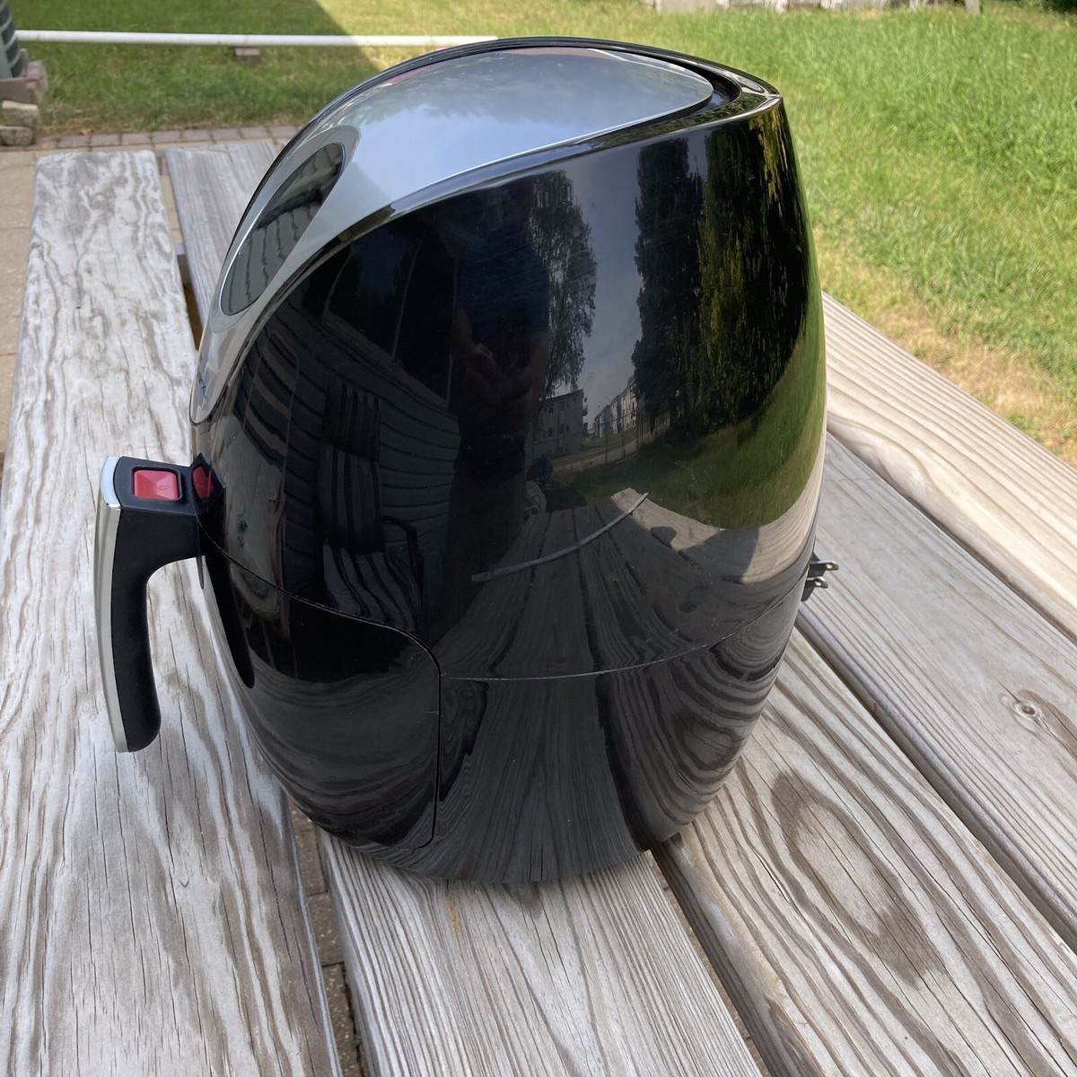 Power Air Fryer XL 2.4 QT Black Digital AF-240 Intertek Basket
