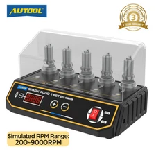 Car Spark Plug Tester 5 Holes Ignition Spark Plug Analyzer Adjustable Height 12V
