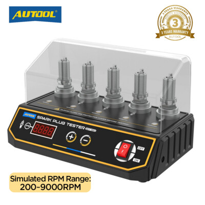 Car Spark Plug Tester 5 Holes Ignition Spark Plug Analyzer Adjustable Height 12V