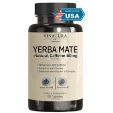 Yerba Mate 1400mg - Magic Natural Caffeine & Energy Supplements *USA Made & T...