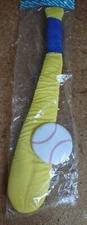 Vintage 1980s Russ Amram's Baseball Bat Wall Hanging Soft Fabric