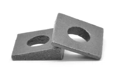 3/4" Square Beveled Malleable Washer Malleable Iron Plain Finish