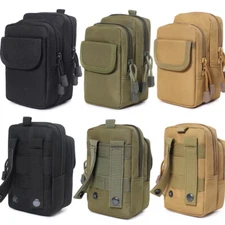 Outdoor Military Tactical Molle Pouch Waist Belt Phone Pocket Utility Pack Bag