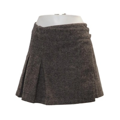 Max Studio, Rock, Größe: M, Grau, Polyester, Sonstiges, Tweed, Damen #e8s