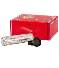 Three kings 33MM Charcoal Box 100pc Box of Quick-Light Shisha coals for Hookah
