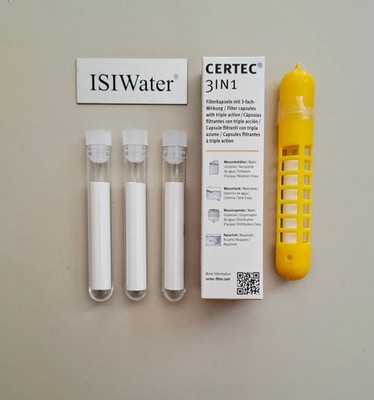 CERTEC 3 in 1 plus 3 Stück ISIWater Austauschfiltereinsätze, Wohnmobil
