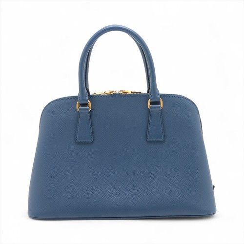 Prada Saffiano Lux Leather 2 Way Handbag Blue BL0837 - Picture 2 of 19
