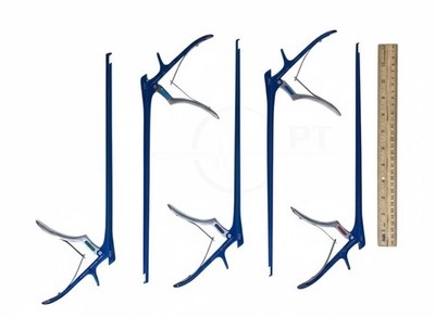 Kerrison Rongeurs V Mueller Chroma-Line Blue Set Neuro Spine Surgical Instrument