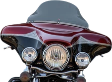 Klock Werks Flare 10.5 Tint Motorcycle Windshield 1996-2013 Harley Touring FLHX