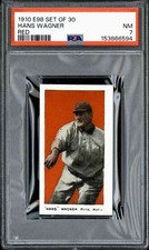 1910 E98 Hans Wagner (Red) - PSA 7