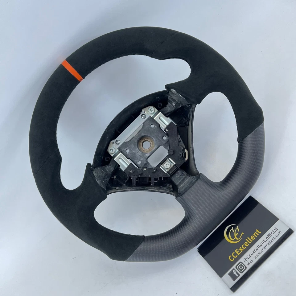 For 2000-2009 Honda S2000 S2K Acura RSX real carbon fiber steering wheel - Image 2 of 4