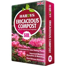 50L Ericaceous Compost Planting Potting Seedling Mix Indoor Outdoor Acidic Soil 0.26 per litre