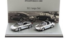 Minichamps 1:43 Porsche 911 Targa SET, 2 Pcs., CHROM Limited 1500, WAP DEALER