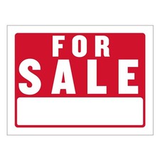 BAZIC 9" X 12" For Sale Sign, pack of 24