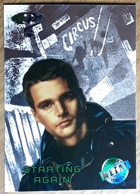 1995 Batman Forever Silver Flasher Card 68 STARTING AGAIN.