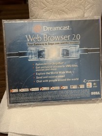 SEGA Dreamcast Web Browser 2.0 with SegaNet Brand New Factory Sealed Disc