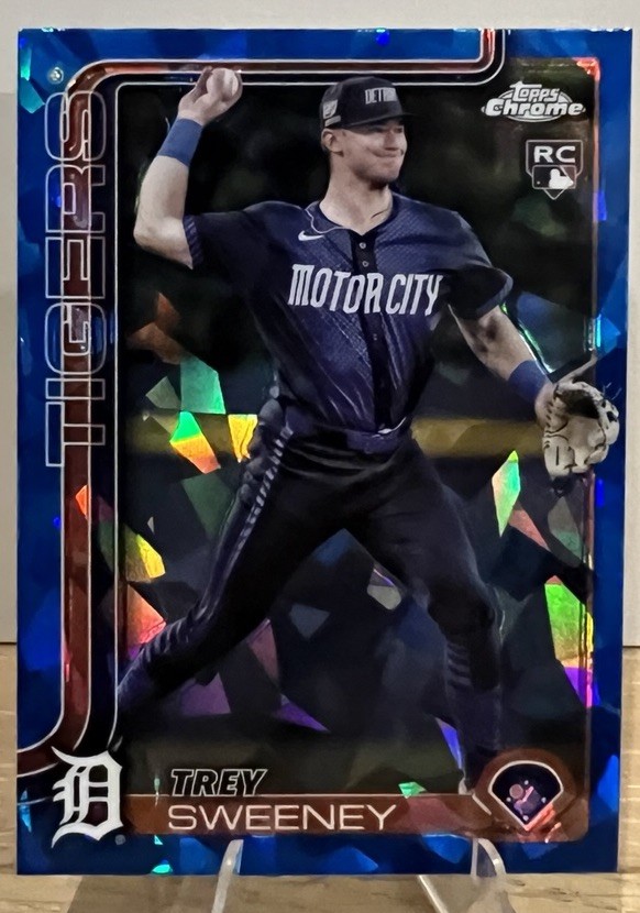 2025 Topps Chrome Sapphire - Trey Sweeney #6 (RC)