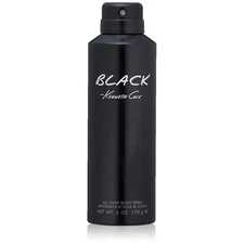 Kenneth Cole Black All over Body Spray for Men, Aromatic Woody Fragrance, Notes 