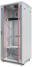 27U Server Rack Locking Network Cabinet Data Enclosure with PDU-Feet-Fan-Shelves