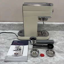 Gevi Commercial Espresso and Coffee Maker Professional 20 Bar Beige GECME418E-U