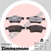 Bremsbelagsatz Scheibenbremse Rd:Z Zimmermann 23482.965.1 FüR Renault Laguna P12