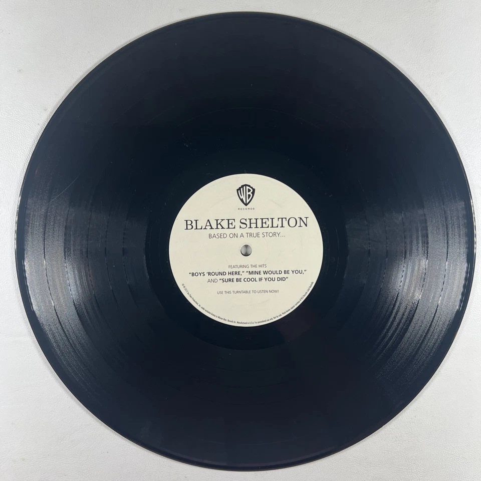 Blake Shelton “Based On A True Story” Single/Warner (VG+) Ltd Ed Promo 2013 Foto 2 de 4