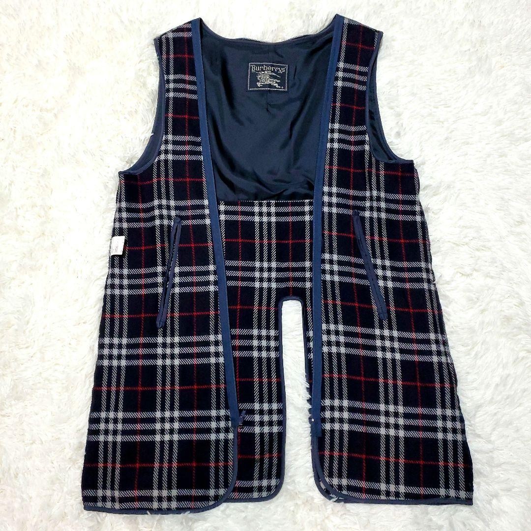 Burberry Trench Coat Nova Check Pattern Embroidered Logo Black Size M For Men thumbnail 8