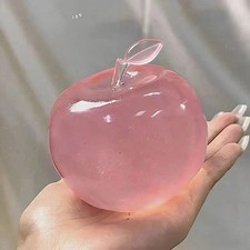 Squishy PINK Apple Stress Ball Soft Fidget Sensory Toy for ADHD Autism Slow