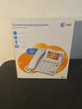 NEW AT&T CL4940 Single Line Corded phone for Seniors with Answering Machine