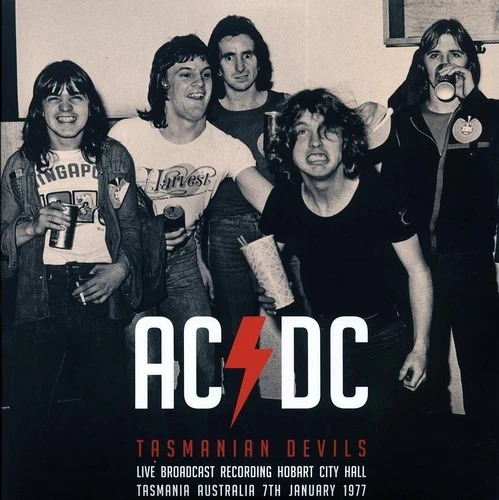 AC/DC – Tasmanian Devils LP Hobart City Hall Live Broadcast Australia 1977 Vinyl