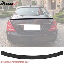 Fits 07-13 Benz W221 S-Class AMG Style Rear Trunk Spoiler Wing Lip Matte Black